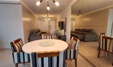 Apartamento para Locação em Guarujá, Enseada, 3 dormitórios, 2 suítes, 4 banheiros, 3 vagas