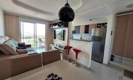Apartamento com vista espetacular no Dell Mar – Glória | 2 quartos (1 suíte) | Reformado | Lazer completo