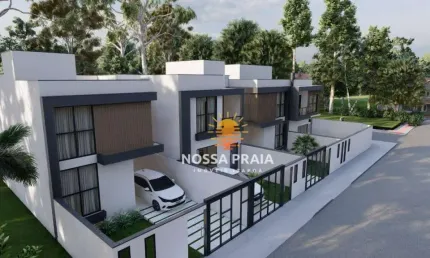 Sobrado com 3 dormitórios à venda, 93 m² por R$ 504.000,00 - Residencial Príncipe - Itapoá/SC