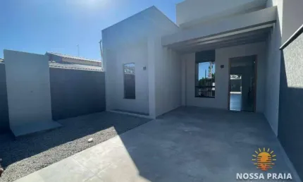 Casa com 3 dormitórios à venda, 77 m² por R$ 420.000,00 - Paese - Itapoá/SC