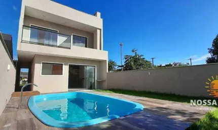 Sobrado com 3 dormitórios à venda, 140 m² por R$ 734.900,00 - Volta Ao Mundo I - Itapoá/SC