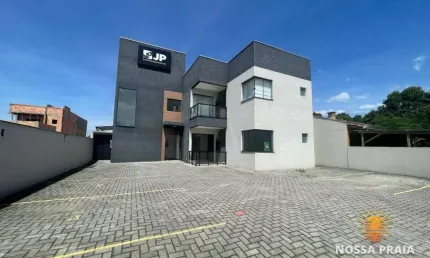 Apartamento mobiliado com 2 dormitórios à venda, 78 m² por r$ 430.000 - jardim perola do atlântico - itapoá/sc