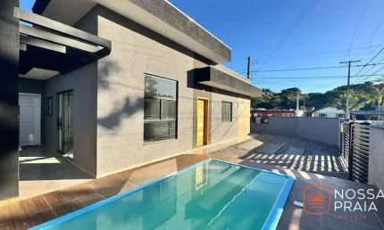 Casa com 3 dormitórios à venda, 76 m² por R$ 480.000,00 - Itapoá - Itapoá/SC