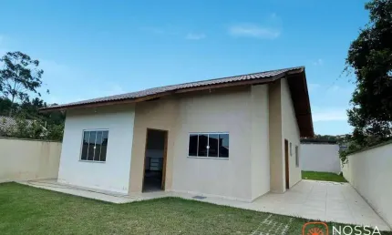 Casa sozinha no terreno, 3 dormitórios à venda, 80 m² por R$ 504.000 - São Jose - Itapoá/SC