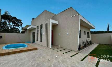 Casa com 3 dormitórios à venda, 88 m² por R$ 500.000,00 - Princesa do Mar - Itapoá/SC
