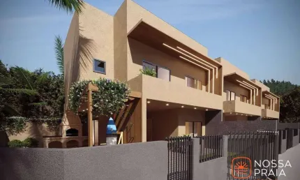 Sobrado com 3 dormitórios à venda, 121 m² por R$ 869.000,00 - Cambiju - Itapoá/SC
