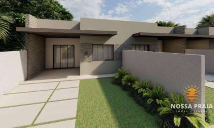 Casa com 2 dormitórios à venda, 54 m² por R$ 289.000,00 - Brasília - Itapoá/SC
