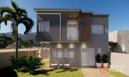 Sobrado com 3 dormitórios à venda, 92 m² por R$ 500.000,00 - Princesa do Mar - Itapoá/SC