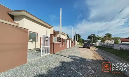 Casa com 2 dormitórios à venda, 42 m² por R$ 360.000 - Cambiju - Itapoá/SC