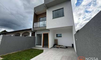 Sobrado com 3 dormitórios à venda, 93 m² por R$ 570.000,00 - Praia do Imperador - Itapoá/SC