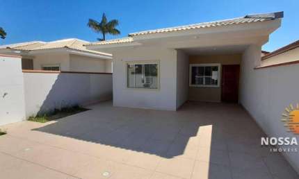 Casa nova a 400 metros da praia com 3 dormitórios à venda, 95 m² por R$ 480.000 - Princesa do Mar - Itapoá/SC