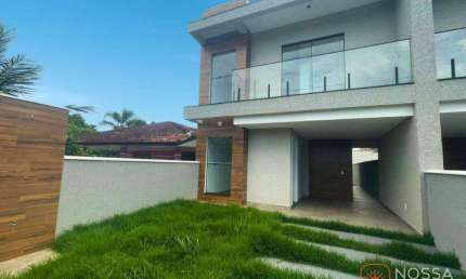 Sobrado alto padrão a 550 metros da praia com 3 dormitórios à venda, 123 m² por R$ 620.000 - Cambiju - Itapoá/SC