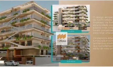 Apartamento com 1 dormitório à venda, 55 m²  - Passagem - Cabo Frio/RJ