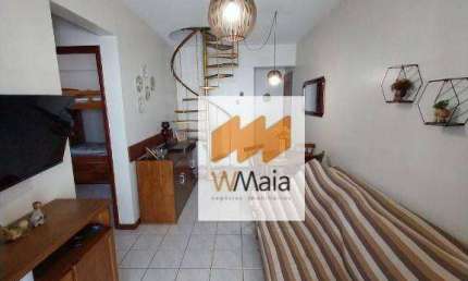 Cobertura com 3 dormitórios à venda, 110 m² - Braga - Cabo Frio/RJ