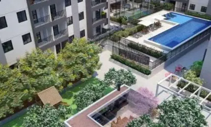 Apartamento para venda possui 43 metros quadrados com 2 quartos Interlagos