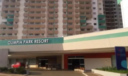 Fração Ideal de Apartamento Comercial 46 m² (Unid. 407 - Olímpia Park Resort) - Santa Ifigênia - Olímpia - SP