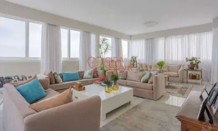 Cobertura com total vista para o mar suíte closet piscina 376m² privativos