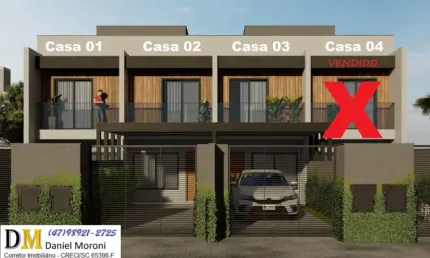 Casa com 3 quartos à venda na Rua Lacerdópolis, 230, Floresta, Joinville