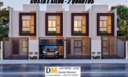 Lindo Geminado com 2 Quartos no Costa e Silva - Joinville/SC