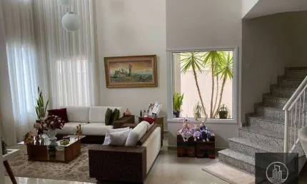 Sobrado com 3 dormitórios à venda, 325 m² por r$ 2.600.000,00 - condomínio village sunset - sorocaba/sp