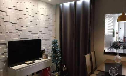 Apartamento com 2 dormitórios à venda, 49 m² por R$ 318.000 - Jardim São Carlos - Sorocaba/SP
