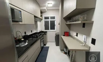 Apartamento com 2 dormitórios à venda, 50 m² por r$ 250.000 - jardim leocádia - sorocaba/sp