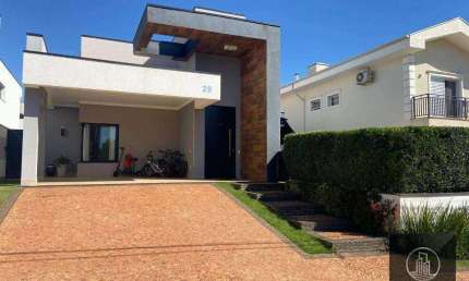 Casa com 3 dormitórios à venda, 206 m² por R$ 1.650.000,00 - Condomínio residencial Terras do Cancioneiro - Paulínia/SP