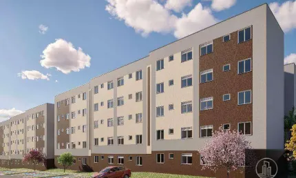 Apartamento lançamento com 2 dormitórios à venda, 44 m² - lar valência - caguaçu - sorocaba/sp