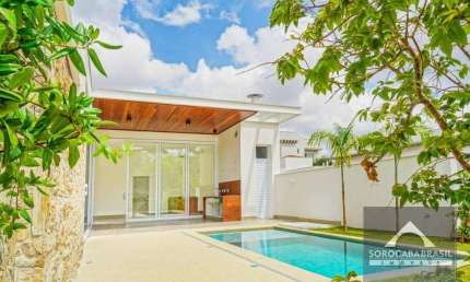 Casa com 4 dormitórios à venda, 300 m² por R$ 1.950.000 - Condomínio Residencial Giverny - Sorocaba/SP, próximo ao Shopping Iguatemi.