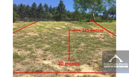 Terreno à venda, 2500 m² por R$ 480.000 - Condomínio Terras de São Lucas - Sorocaba/SP, Terreno com Frente para o Lago, Excelente localização