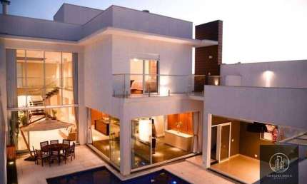 Sobrado com 3 dormitórios, 460 m² - venda por R$ 4.500.000,00 ou aluguel por R$ 20.000,00/mês - Condomínio Village Sunset - Sorocaba/SP