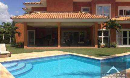 Sobrado com 4 dormitórios à venda, 475 m² por R$ 3.600.000,00 - Lago Azul Condomínio e Golfe Clube - Araçoiaba da Serra/SP