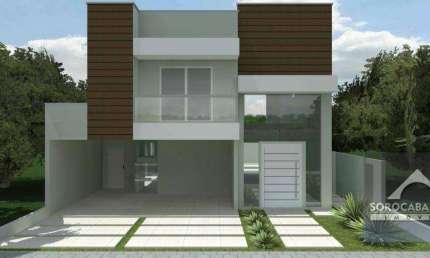 Sobrado com 3 dormitórios à venda, 323 m² por R$ 1.260.000,00 - Condomínio Mont Blanc - Sorocaba/SP
