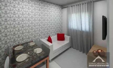 Apartamento com 1 dormitório à venda, 34 m² por R$ 130.000,00 - Wanel Ville - Sorocaba/SP
