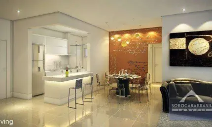 Apartamento com 3 dormitórios à venda, 120 m² por r$ 1.320.000,00 - residencial ibéria - sorocaba/sp