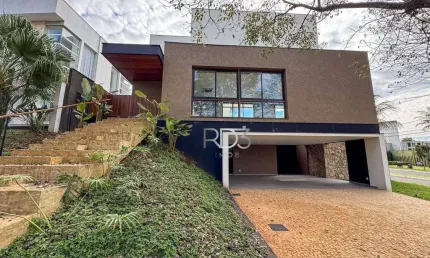 Sobrado com 5 dormitórios à venda, 506 m² - condomínio royal tennis residencial e resort - londrina/pr