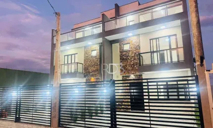 Triplex à venda no litoral paranaense - 187m² de área construída - churrasqueira vista mar - 50 metros da praia