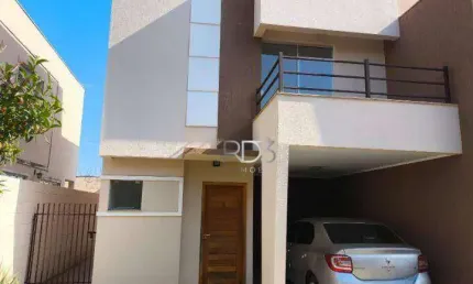Sobrado com 3 dormitórios à venda, 108 m² por R$ 550.000 -  Condomínio Vila Hípica - Jardim Jockey Club - Londrina/PR