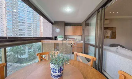 Apartamento com 3 dormitórios para alugar, 120 m² por r$ 7.500/mês - gleba fazenda palhano - londrina/pr