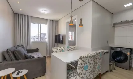 Confortável apartamento tipo para venda em Jaguaré com 2 quartos, 35m²