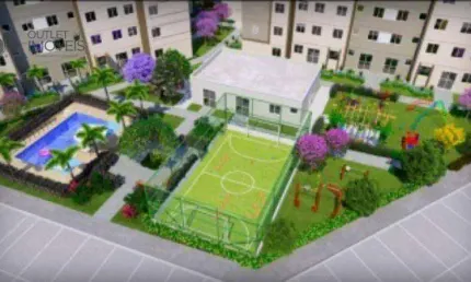 Apartamento com 2 dormitórios à venda, 44 m² por R$ 320.000,00 - Jardim Flamboyant - Paulínia/SP