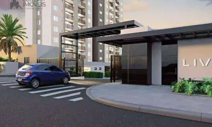 Apartamento com 2 dormitórios à venda, 43 m² por R$ 262.000,00 - Alto de Pinheiros - Paulínia/SP