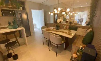 Apartamento com 2 dormitórios à venda, 60 m² por R$ 407.889,00 - Santa Terezinha - Paulínia/SP