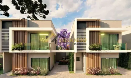Excelente sobrado novo!!! 03 qtos., suíte, arquitetura moderna