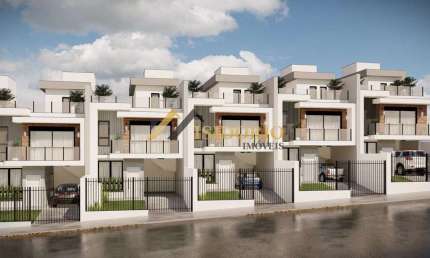 EXCELENTE SOBRADO NOVO! 03 QTOS.,SUÍTE, SACADA, TERRAÇO, 02 GAR