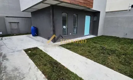 Belo sobrado novo! arquitetura moderna, suíte, sacada, terraço