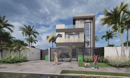 EXCELENTE SOBRADO NOVO! 03 QTOS., SUÍTE, SACADA, TERRAÇO