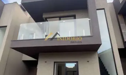 Sobrado novo alto padrão! suíte, terraço, churrasqueira