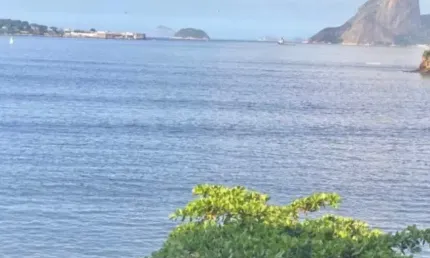 Apartamento frente total  para o mar.  Vista privilegiada para o Museu de Arte Contemporânea e Pão de Açúcar.Localizado na praia João Caetano, próximo ao Comércio diversificado.