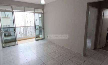Apartamento com 1 dormitório para alugar, 65 m² por R$ 3.200,00/mês - Boqueirão - Santos/SP
